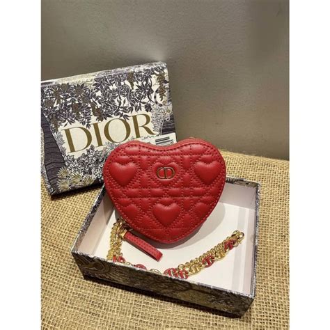 dior caro heart chain.